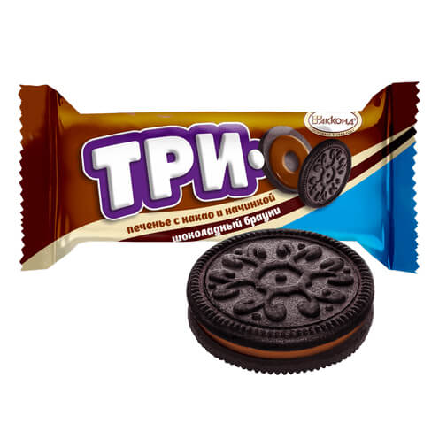 ТРИО какао с начинкой шоколадный брауни (Акконд)